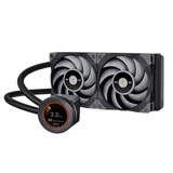Купить "TOUGHLIQUID Ultra 240 [CL-W322-PL12GM-B] All-In-One Liquid Cooling System,Water Block 2.1" LCD,Fan 120*2,PWM 500~2500rpm/Gray/Intel LGA 1700 supported