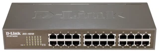 Купить Коммутатор: D-Link DES-1024A/C1A / 24-port UTP 10/100Mbps Auto-sensing, Stand-alone Unmanaged, 8K MAC addresses, Desk-top size Switch with plastic case