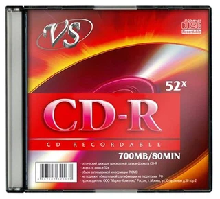 Купить Диски CD-R 80 VS  52x Bulk/50