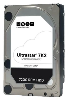 Жесткий диск HGST 1Tb Hitachi Ultrastar 7K2 HUS722T1TALA604 (3.5", 7200rpm, 128Mb, SATA3, HDD для NAS, HDD для облачной архивации, HDD для серверов и ЦОД
