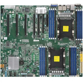 Купить MBD-X11DPG-QT-B Socket P LGA-3647,Intel® C621, DDR4 SDRAM,7 PCI-E slots, SAS 3.0/SATA 3.0/NVMe hot-swap HDD/SSD support, Dual LAN with Intel® X550 10GBase-T (266906) (- parts)