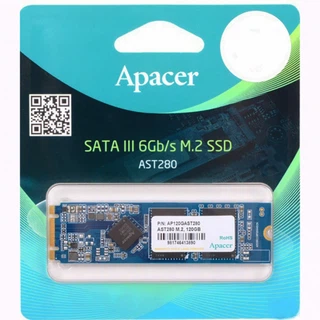 Купить M.2 2280 120GB Apacer AST280 Client SSD AP120GAST280-1 SATA 6Gb/s, 500/470, MTBF 2M, TLC, Retail AP120GAST280-1 (914095)