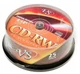 Диски CD-RW VS 4-12x Cake box/25 вид 1