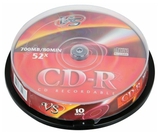Купить CD-RW VS 4-12x Cake box/10