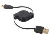 Купить Кабель USB 2.0 A-miniB 5P, 0.8м Самоскручивающийся