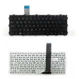 Купить Клавиатура для ноутбука Asus X301, X301A, X301K, F301, F301A Series. Плоский Enter. Черная, без рамки. Русифицированная. PN:
