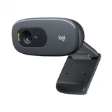 Купить Веб-камера Logitech C270 (960-001063) черная, 3Mp интерполяция, HD 720p@30fps, угол обзора 60°, складная конструкция, USB2.0, кабель 1.5м {8}