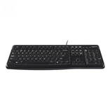 Купить Клавиатура Logitech K120 for Business [920-002522] черная, офисная, 104 клавиши, защита от воды, USB 1,5м, brown box, (021419)