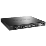Купить DXS-3400-24TC/A1ASI Управляемый стекируемый коммутатор уровня 2+ с 20 портами 10GBase-T и 4 комбо-портами 10GBase-T/SFP+