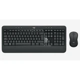 Купить Комплект беспроводной Logitech MK540 Advanced [920-008686] клавиатура черная, мультимедийная, 114 клавиш с защитой от воды, мышь черная, оптическая 1000dpi, 3 кнопки, 2.4GHz, USB-ресивер (077478) {4}