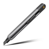 Купить Технический нож "Home Series Black" Deli HT4009  ширина лезвия 9мм, эксклюзивный дизайн, корпус из высококачественного софттач пластика