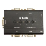 Купить DKVM-4U/C2A 4-port KVM Switch with VGA and USB ports. Control 4 computers from a single keyboard, monitor, mouse, Supports video resolutions up to 2048 x 1536, Switching button or Hot Key command, Auto-scan mode, Buzzer. Quick Guide + 2 Sets of KVM Cable