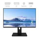 Купить 27" AIWA MU270A-K Black (IPS, 3840x2160, 2xHDMI+DP, 5 ms, 178°/178°, 250 cd/m, 1000:1, 75Hz, MM, Pivot, внешн. БП)