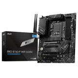 Купить PRO B760-P WIFI DDR4 DDR4,B760,LGA1700,4DDR4,5PCI-Ex16,3M.2,4SATA3.0,3USB3.2 Gen2,3USB3.2 , Gen1