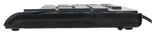 Купить Клавиатура A4-Tech KD-600L, черн, синяя подсветка символов, слим, 10 доп. клавиш, USB