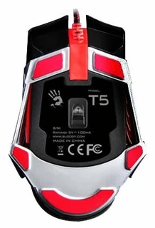 Купить Мышь игровая A4 Bloody T5 Winner черный/серый оптическая (4000dpi) USB2.0 игровая