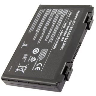 Аккумулятор, батарея для ноутбука ASUS K40, K50, K70, F82, X5 Series 11.1V 4400mAh PN: 90-NVD1B1000Y, A32-F82, L0690L6. Black