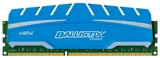 Оперативная память DDR-3 4Gb Crucial, Ballistix Sport XT