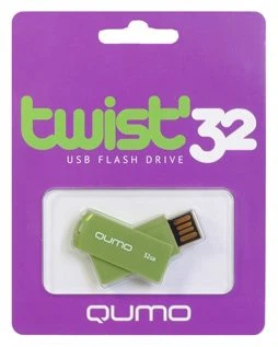 Купить Флешдиск USB Flash 32Gb Qumo Twist (pistachio) QM32GUD-TW-Pistachio
