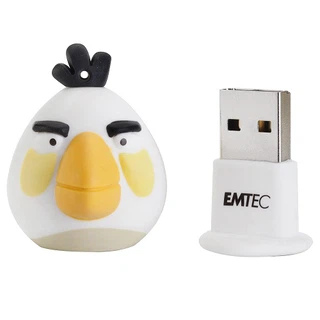 Накопитель: USB Flash 4GB Emtec A103 white bird скорость 15/8 МБ/с