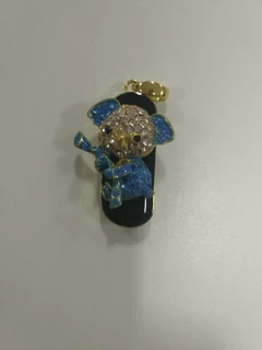 Флэш-накопитель USB 8Gb коала на ветке синии стразы