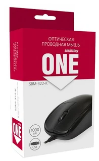 Купить Мышь Smart Buy проводная ONE 322 PS/2 черная