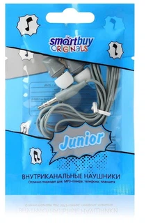 Купить Наушники SmartBuy Внутриканальные JUNIOR, синие