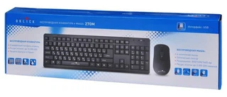 Купить Клавиатура + мышь Oklick 270 M Black USB
