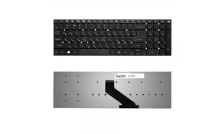 Клавиатура для ноутбука  Packard Bell TS11, TS11HR, TS13, TS44, LS11, LS13, LS44, NV55S, NV57H, NV75S, NV77H, TS45, Series. Г-образный Enter. Черная, без рамки. Русифицированная. PN: KB.I170G.317, MP-10K33SU-698, PK130HQ1A04, V121702FS1, PK130HJ1B04.