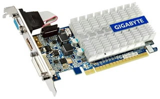 Видеокарта 1Gb Gigabyte GT210 with CUDA GV-N210SL-1GI
