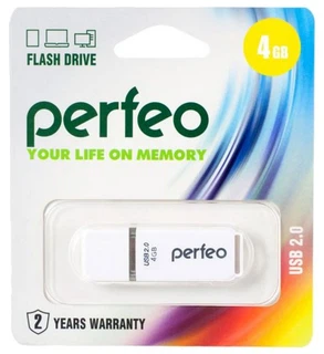 Купить USB флэш Perfeo USB  8GB C01 White PF-C01W008