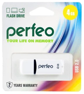 Купить USB флэш Perfeo USB  8GB C02 White PF-C02W008