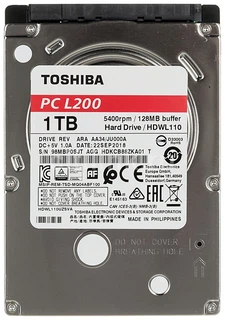 Купить Жесткий диск SATA-III 2.5" 1Tb Toshiba HDWL110UZSVA L200 Slim