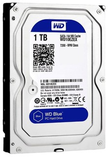 Купить Жёсткий диск HDD SATA 6Gb/s 1 Tb Western Digital Blue WD10EZEX / Народный дискаунтер ЦЕНАЛОМ