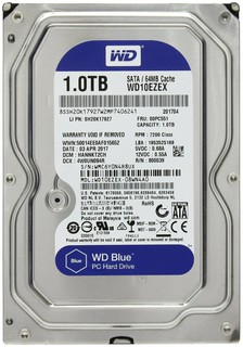Купить Жёсткий диск HDD SATA 6Gb/s 1 Tb Western Digital Blue WD10EZEX / Народный дискаунтер ЦЕНАЛОМ