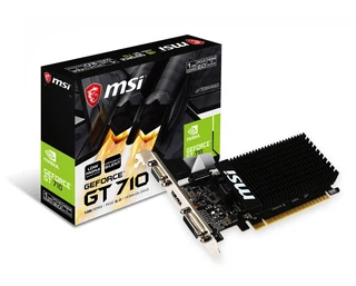 Купить Видеокарта GeForce 1Gb GT 710 MSI 1gd3h lp