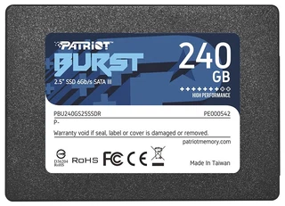 Купить Накопитель SSD 240 Gb SATA 6Gb/ s Patriot Burst PBU240GS25SSDR