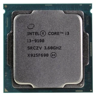 Купить Процессор Intel Core i3-9100 (Coffee Lake R, 4C/ 4T, 3600MHz 6Mb TDP-65W Socket1151 v2 tray (Совместимы только с 3хх чипсетами!)