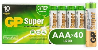 Купить Батарейка GP LR 03 б/б SUPER