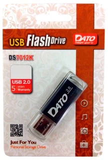 Купить Флеш Диск Dato 32Gb DS7012 DS7012K-32G USB2.0 черный