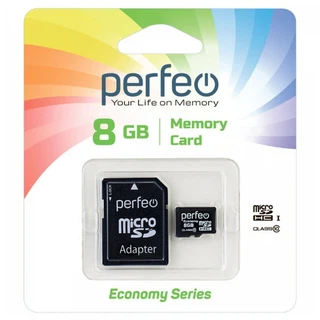 Купить Карта памяти 8GB Perfeo microSD