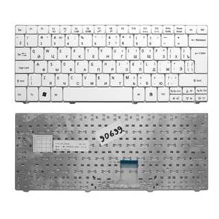 Acer 1810, 1830T, 721, 722, 751 Series. Г-образный Enter. Белая без рамки. PN: ZA3, ZA5, NSK-AQ00R,