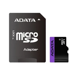 Купить microSDXC 64GB ADATA Memory Card AUSDX64GUICL10-RA1 UHS-I Class 10, 50/10 MB/s, Adapter, RTL AUSDX64GUICL10-RA1 (796849)