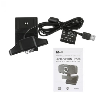 Купить WEB Камера ACD-Vision UC500 CMOS 2МПикс, 1920x1080p, 30к/с, микрофон встр., кабель USB 2.0 1.5м, универс. крепление, черный корп. RTL {60} (551783)