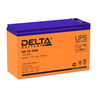 Аккумуляторная батарея Delta HR 12-34 W (12/9 В/Ач) 