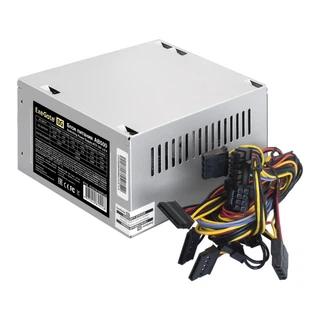 Купить Блок питания 500W ExeGate AB500 (ATX, 8cm fan, 24pin, 4+4pin, 3xSATA, 2xIDE, FDD) (855228)