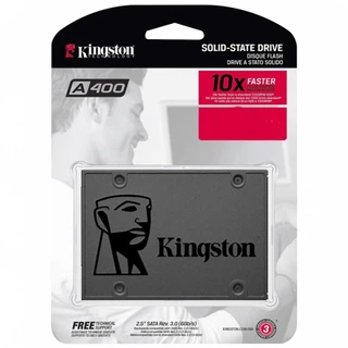 Купить "2.5" 480GB Kingston A400 Client SSD SA400S37/480G SATA 6Gb/s, 500/450, MTBF 1M, TLC, 160TBW, RTL" SA400S37/480G (263442)