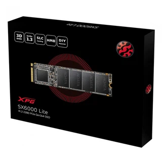 Купить M.2 2280 1TB ADATA XPG SX6000 Lite Client SSD [ASX6000LNP-1TT-C] PCIe Gen3x4 with NVMe, 1800/1200, IOPS 220/200K, MTBF 1.8M, 3D NAND TLC, 480TBW, NVMe 1.3, RTL (770741)
