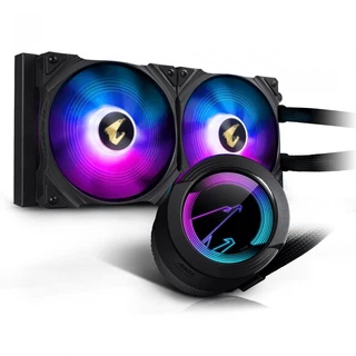 Купить AORUS WATERFORCE 280, 2 x 140mm ARGB Fan, RTL {6} (552367)