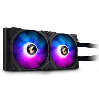 Купить AORUS WATERFORCE 280, 2 x 140mm ARGB Fan, RTL {6} (552367)